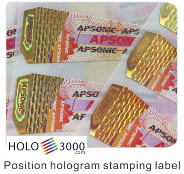 ologramma adesivo hologram sticker