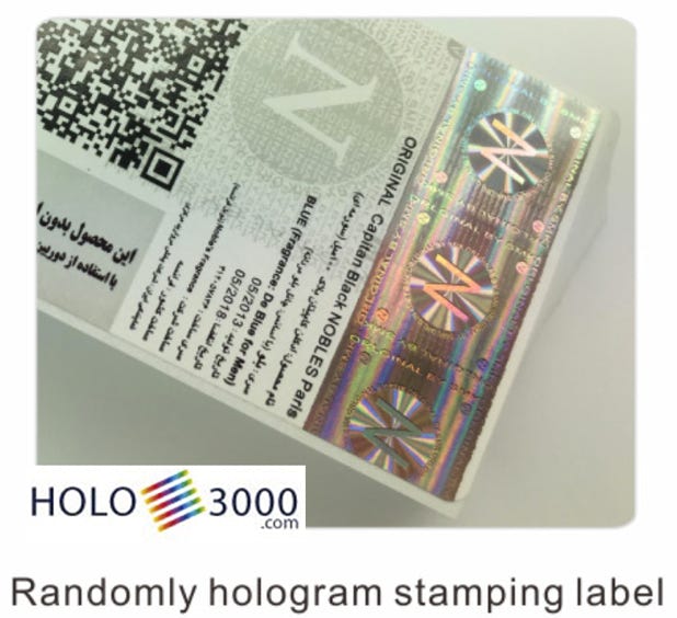 ologramma adesivo hologram sticker