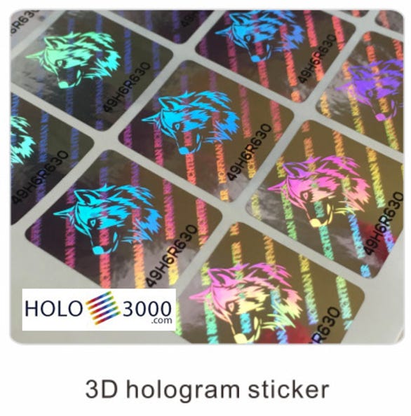 ologramma adesivo hologram sticker